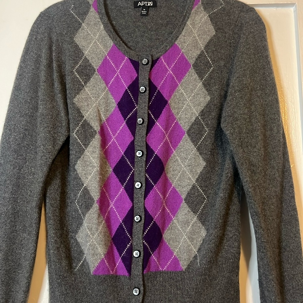 APT 9 Sweater 100% Cashmere